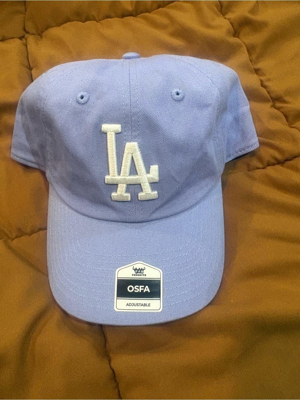 Genuine Merchandise Kids LA Logo Cap - Lavender & White